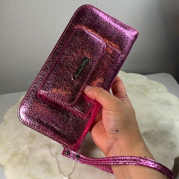 American Bling Pink metallic wallet - Picture 5 of 16